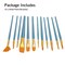 12Pcs Professional Artist Nylon Paint Brushes Set for Oil Watercolor Art Model